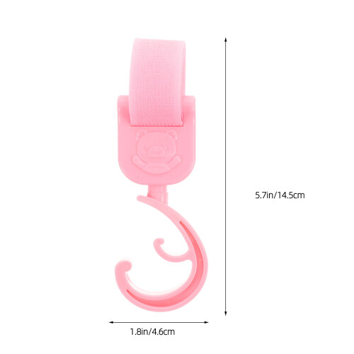 2 pcs baby stroller hooks, multi-functional clips for hanging bags 1