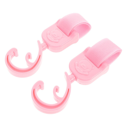 2 pcs baby stroller hooks, multi-functional clips for hanging bags