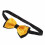 adjustable double solid color polyester bow tie for men wedding formal 10