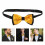 adjustable double solid color polyester bow tie for men wedding formal 11