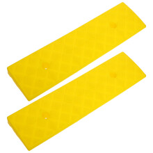 2pcs plastic doorway ramp for wheelchair, bike, home entry, portable