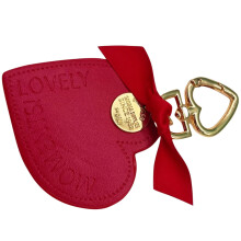 3pcs key ring with heart pendant for car keys or bag decor