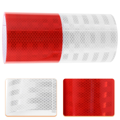1 roll automobile reflective tape for safety warning and post use 2