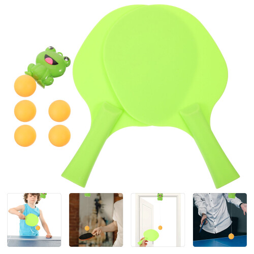 interactive table tennis trainer set for kids with hanging kit 1