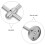 stainless steel handrail bracket for stairway wall mount support 8