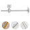 stainless steel handrail bracket for stairway wall mount support 9