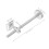 stainless steel handrail bracket for stairway wall mount support 2