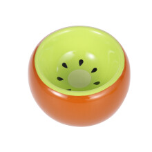 2pcs ceramic food bowls for pet rodents, hamsters, mice, guinea pigs
