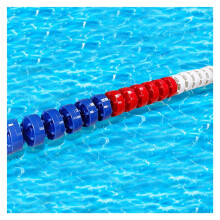 Pool Lane Dividers, Safety Divider Rope, Plastic Buoy Kit, Wire Rope 6m/19.7ft, For Swimming Pool Hot Spring Shallows