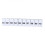 100PCS UK3N Terminal Marker Labels, Nylon, Press Type, 10 Digits 12