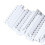 100PCS UK3N Terminal Marker Labels, Nylon, Press Type, 10 Digits 9