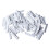 100PCS UK3N Terminal Marker Labels, Nylon, Press Type, 10 Digits 13