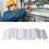100PCS UK3N Terminal Marker Labels, Nylon, Press Type, 10 Digits 16