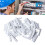 100PCS UK3N Terminal Marker Labels, Nylon, Press Type, 10 Digits 1