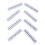 100PCS UK3N Terminal Marker Labels, Nylon, Press Type, 10 Digits 14