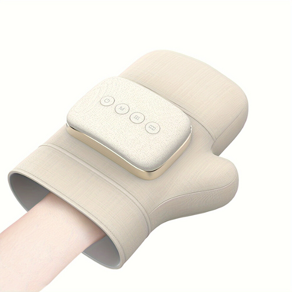 Tm White Wireless Electric Hand Massager With Compression & Kneading(White)
