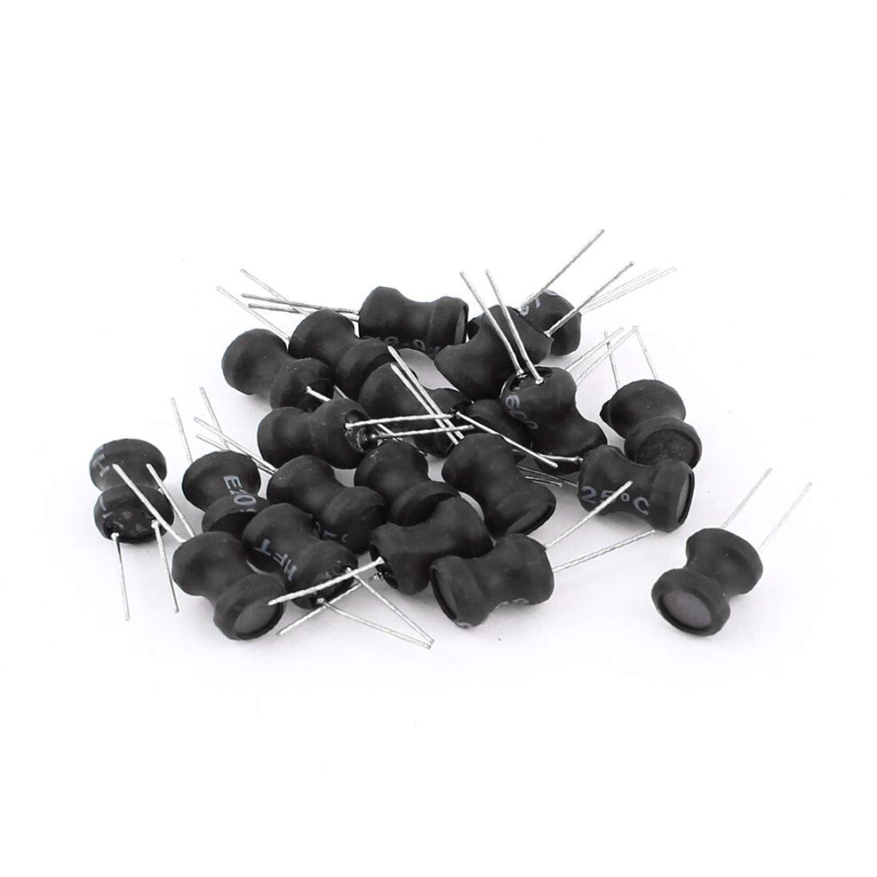 100Uh Inductor Dip Mount, 8X10mm Radial Leaded Power Inductors, 20 Pcs 6447073688997