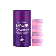 OceAura Rose Lavender Aromatherapy Bath Tablets Gently Cleanse, Moisturize, Nourish and Soften Skin Bath Tablets