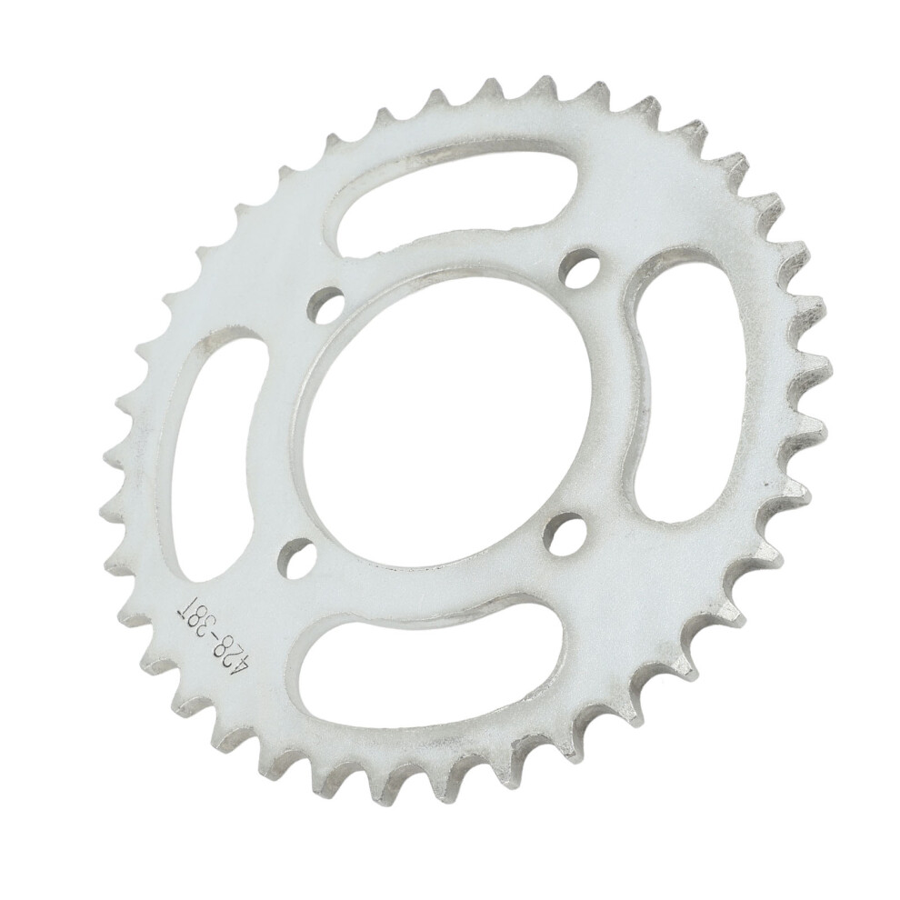 428 Chain Steel Rear Sprocket 38T for Motorcycle & Off Road Bikes - Silver-image-OPC-PKGR2ZJ-NEW