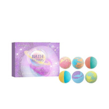 Oceaura Bubble Salt Bath Ball Bubble Shower Fragrance Moisturizing Flower Fragrance Plant Cleaning Loofah