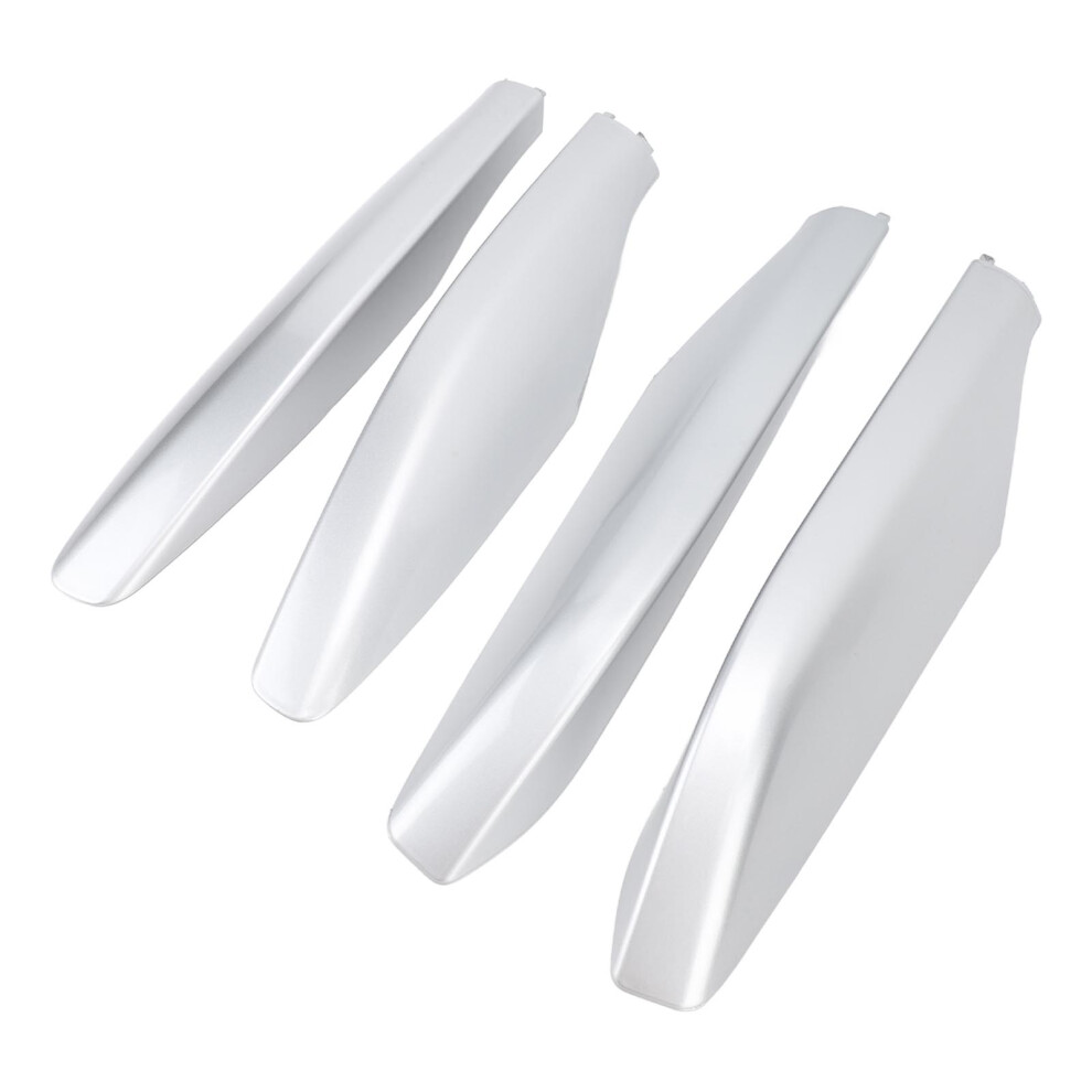 Toyota Land Cruiser Prado Fj120 Roof Rack End Covers 4Pcs Silver 9401349610317