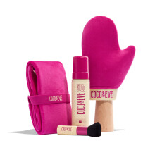 Set autoabbronzante Coco & Eve Bali Bae (medio). Mousse abbronzante senza sole completamente naturale. Lozione autoabbronzante istantanea con app