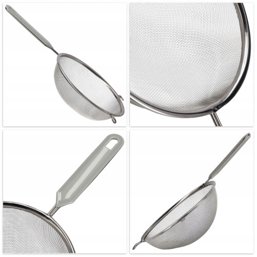 KADAX Sieb Mehlsieb Küche Edelstahl 7 cm 2