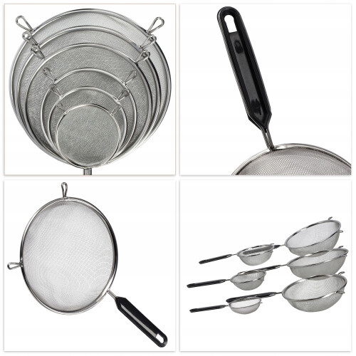 KADAX Sieb Mehlsieb Küche Edelstahl 12 cm 2