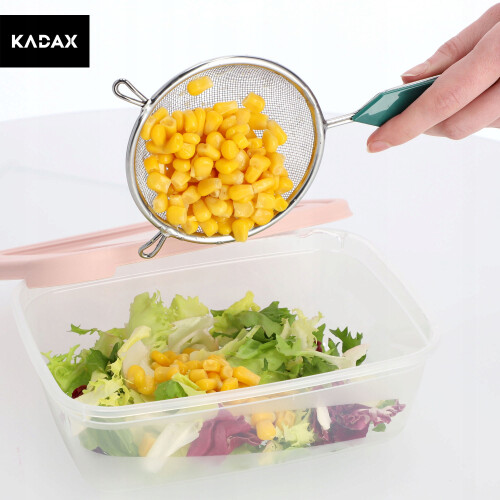 KADAX Sieb Mehlsieb Küche Edelstahl 16 cm 2