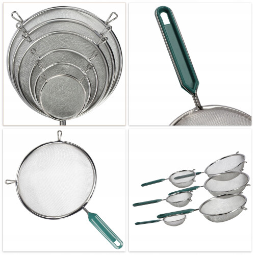 KADAX Sieb Mehlsieb Küche Edelstahl 16 cm 1