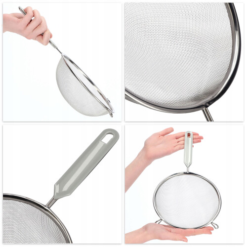 KADAX Sieb Mehlsieb Küche Edelstahl 18 cm 1