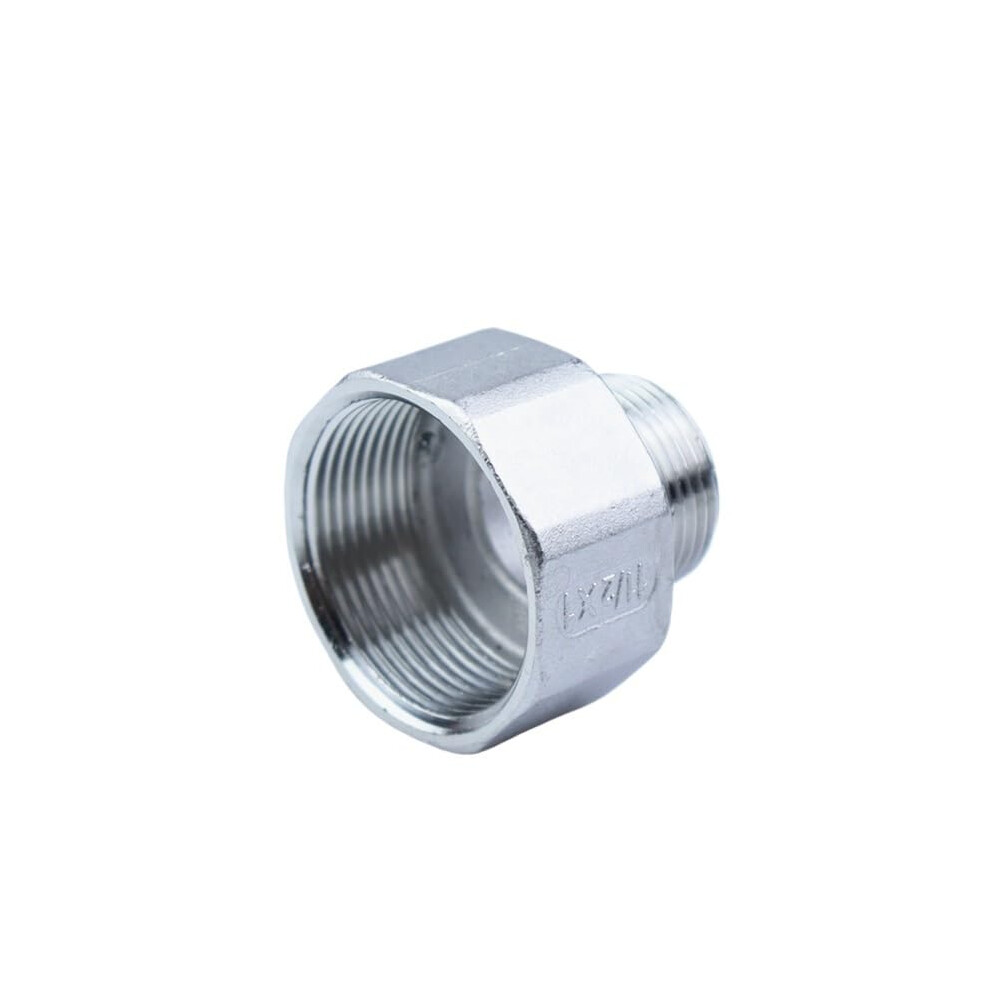 Pipe Fittings Ss304 Reducing Bspt Male To Female Adapters 1/4 1/2 3/4 1 2 In Water And Oil Dn20 Dn8 9084446915839
