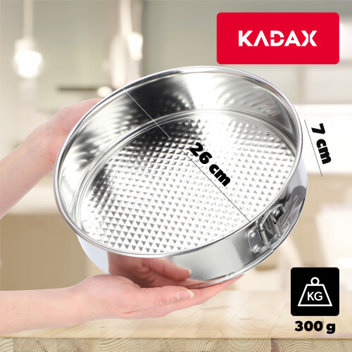 KADAX Runde Kuchenform, Backform, 26 cm 1
