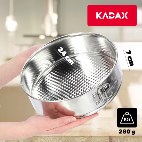 KADAX Runde Kuchenform, Backform, 24 cm 2