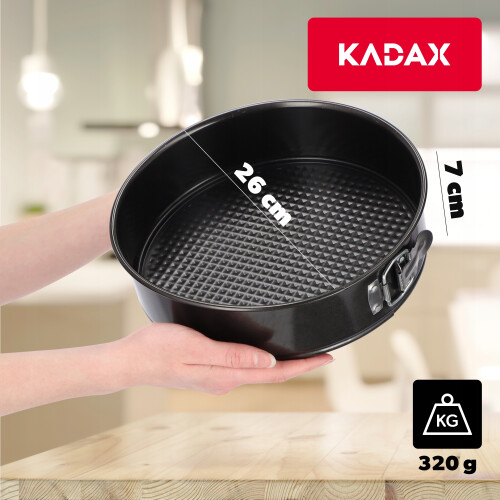 KADAX Runde Kuchenform 26 cm Form Antihaft-Backblech 1