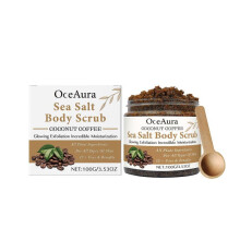 OceAura Coconut Coffee Body Scrub Gentle Exfoliating Dead Skin Hydrating Moisturizing Cleansing Scrub