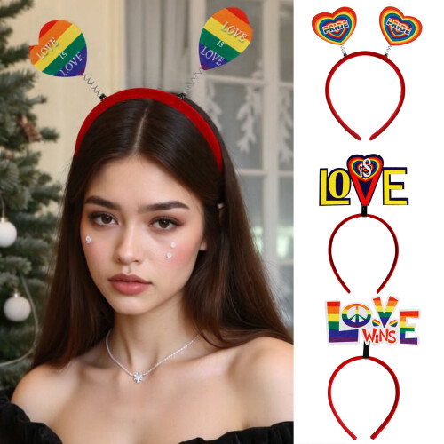 Stylish Heart Pattern Headband Comfortable Festival-Style 7 2