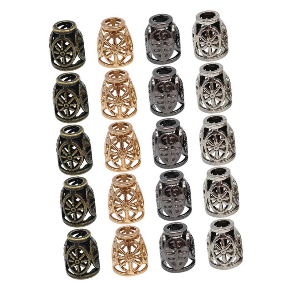 Cord Locks 80Pcs Set For Clothing Drawstring Ends Rope Stoppers Backpacks Sportswear Projects Antique Finish 9084446916140