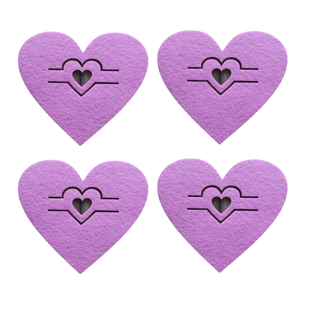 Set of 4 Elegant Valentine Heart Utensils Holders Cutlery-Pink-image-OPC-PKGRFVZ-NEW