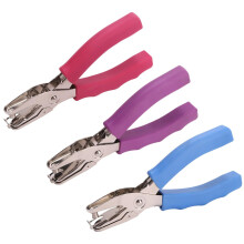 Craftinova 1-Loch-Stanzer, 1/4 Zoll einzelner ganzer Locher mit Soft-Grip-Griffen und 6-Blatt-Kapazitt, perfekt fr Heimbro-Schulbedarf, kann fr E