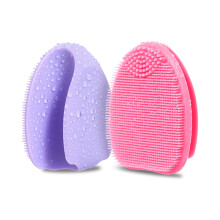 Siliconen gezichtsscrubber 2-pack gezichtsscrubber voor dames Heren Gezichtsreinigingsborstel Gezichtspeeling Scrubber Borstels voor gezichtsreinigin