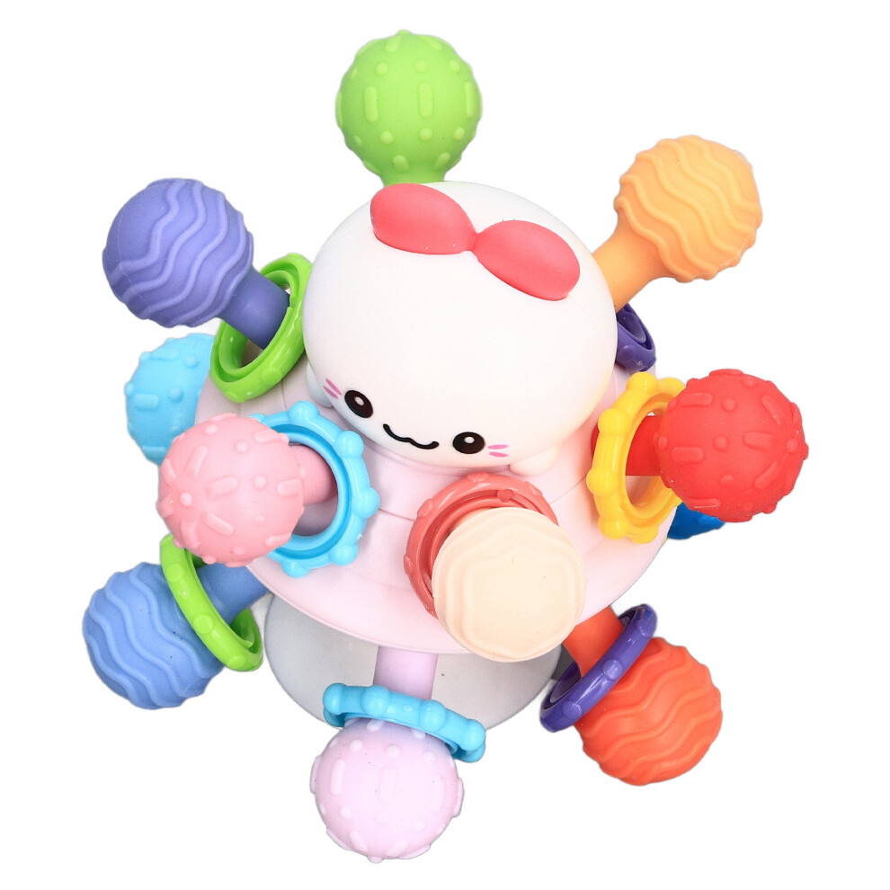 Baby Sensory Teether Toy Balls – Chew, Rattle & Grasp in Plastic