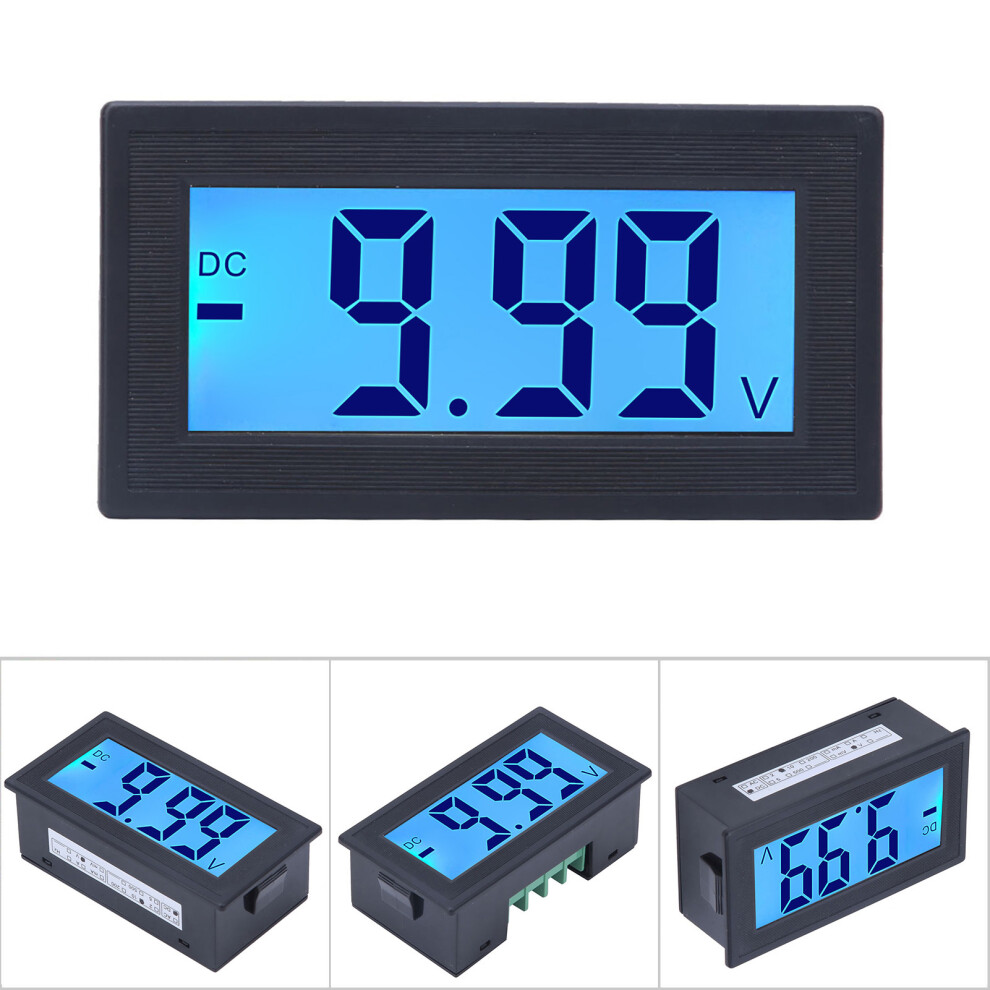 Durable Yb5135db Dc Voltmeter With Lcd Display And Blue Backlight 7601349612263