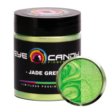 Eye Candy Pigments Prmiov zelen sldov prek - Jade Green (25 g) - pro epoxidov pryskyrice Mdlov barvy Drevoobrbec Akryltov nalvac bomb