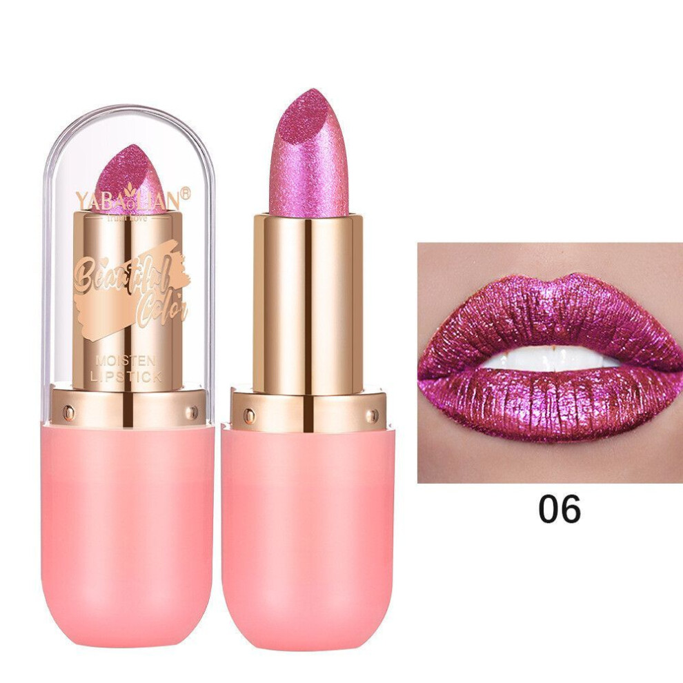 (Type#6) Yabaolian Chameleon Lipstick Hot Sale Chameleon Colorful Lipstick Flashing-image-OPC-PKGRN7N-NEW