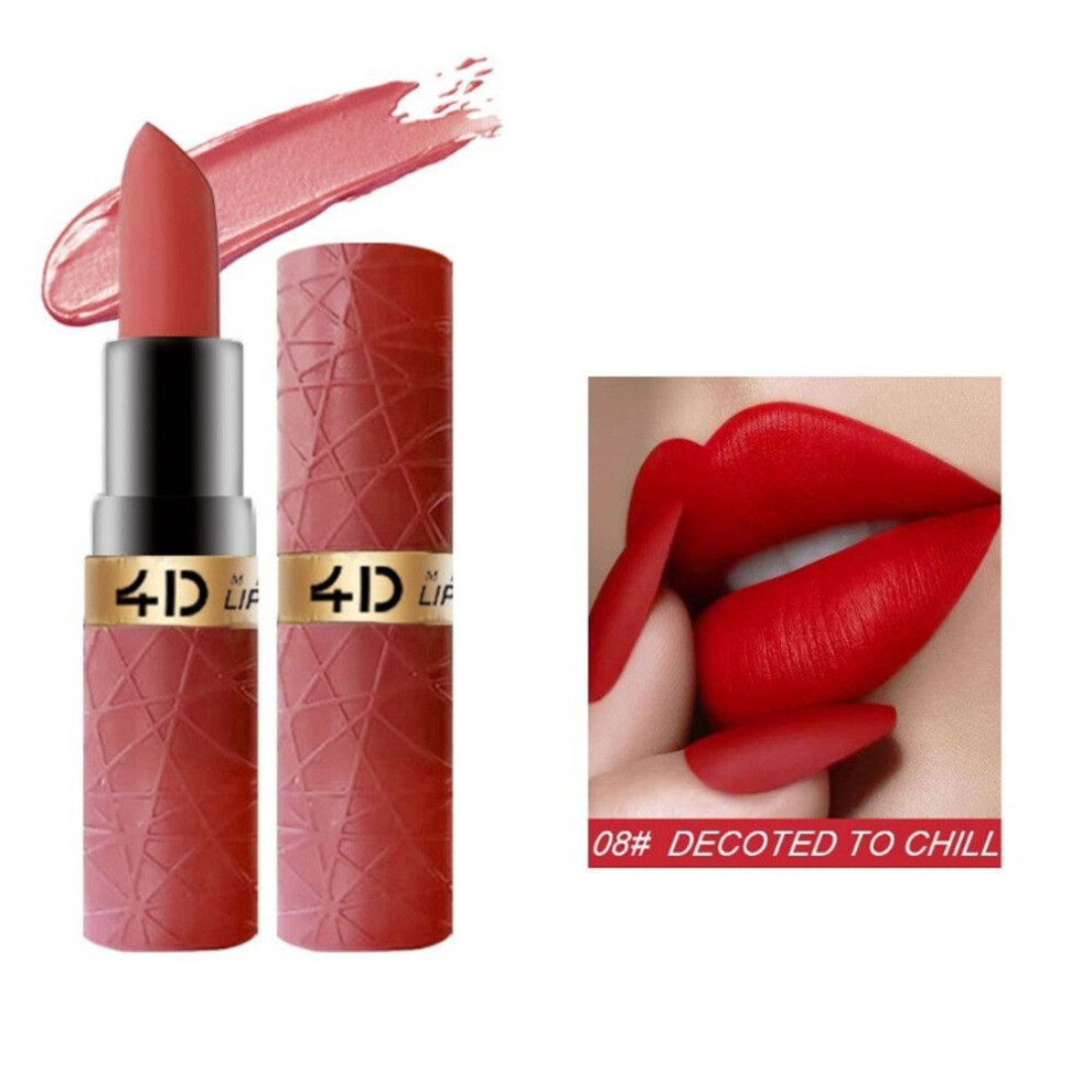 (Type#8) New 12 Color Moisturizing Lipstick Matte Moisturizing Waterproof Cup Easy Color-image-OPC-PKGRNVZ-NEW