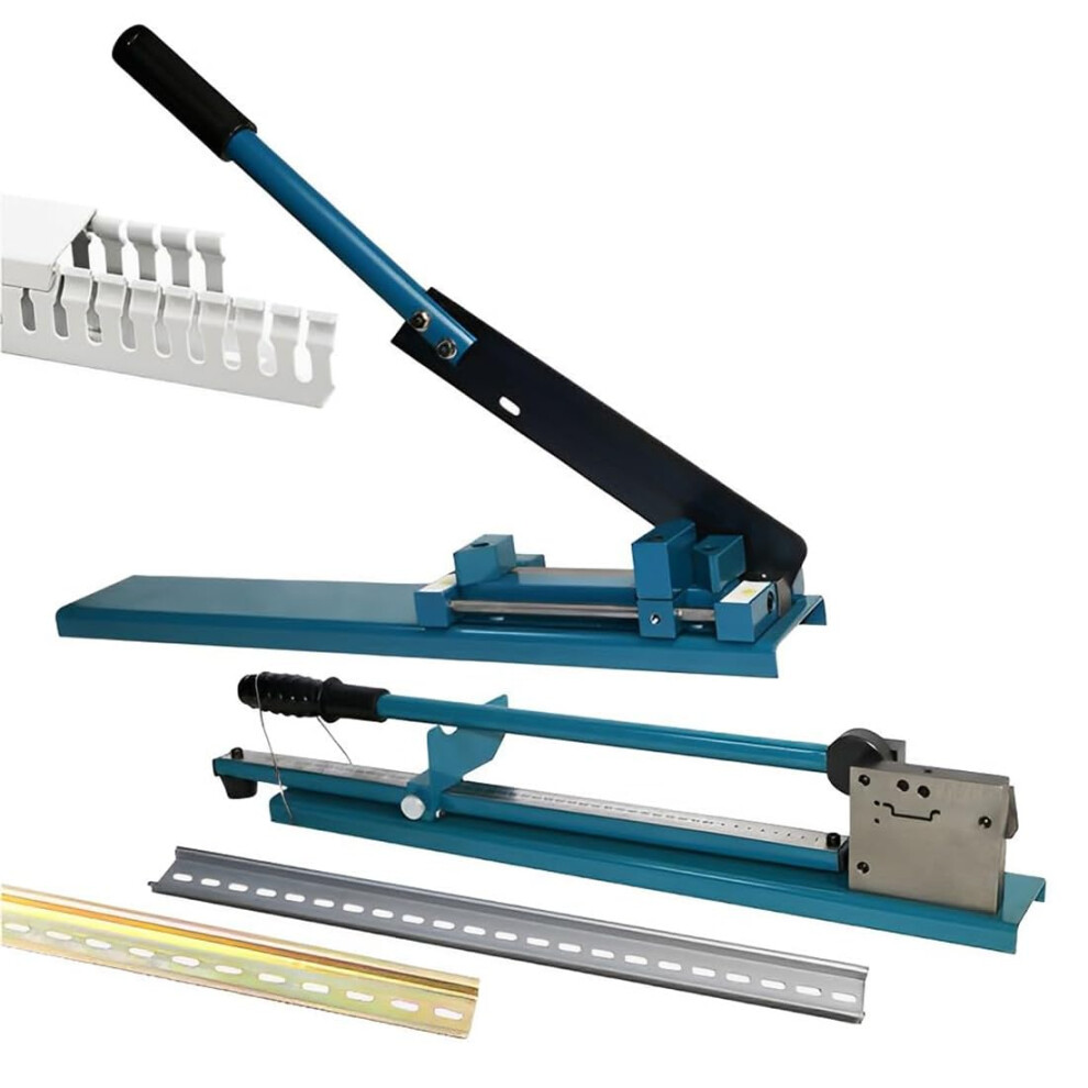 Bench Top Trunking Cuttinghine Manual Din Rail Tool With Transfer Slider Double Groove Positioning 50Cm Ruler Aluminiumv 9016109864895