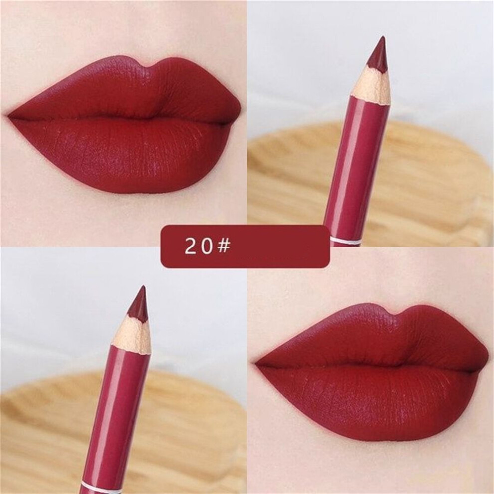 (Type#10) Snow White Lip Liner Lip Pencil Moisturizing Waterproof Long-lasting Non-fading-image-OPC-PKGRQJ2-NEW