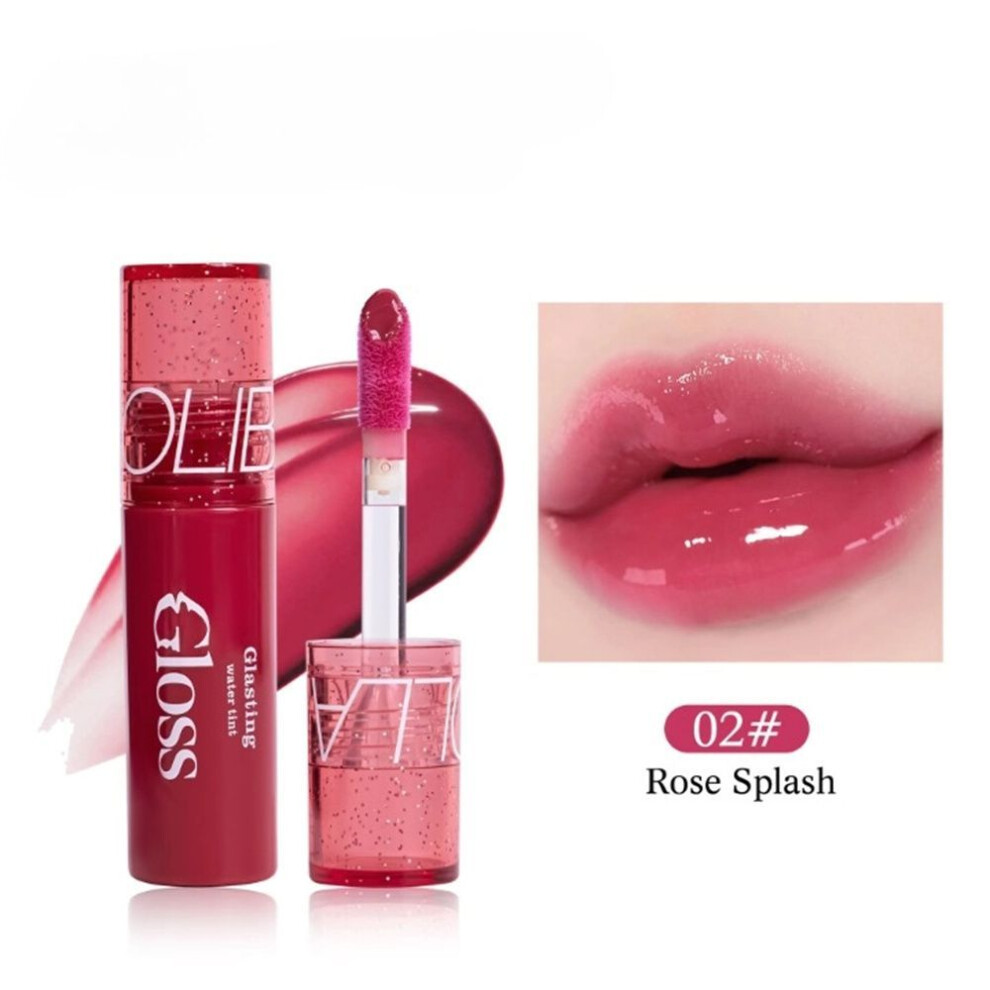 (Type#2) Olibolla Streamer Mirror Lip Glaze Large Brush Head Water Light Lip Moisturizing-image-OPC-PKGRTWJ-NEW