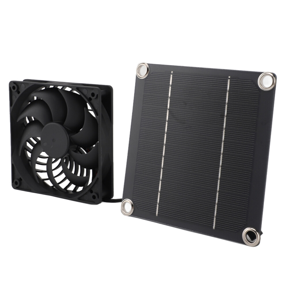 5W Monocrystalline Silicon Solar Panel Fan Kit For Solar Exhaust Ventilation 9391349614067